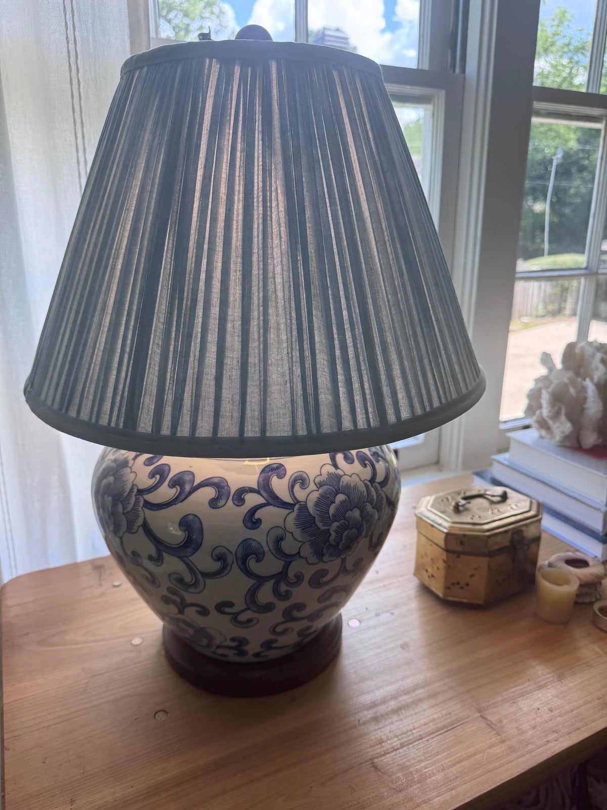 Chambray Empire Shade