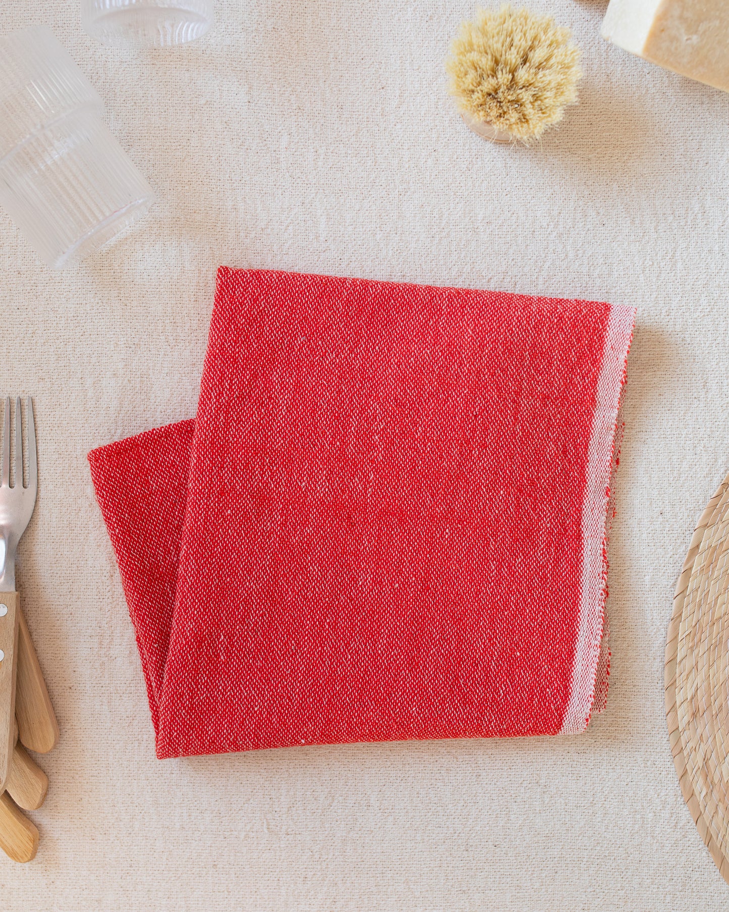 Red Hand Towel
