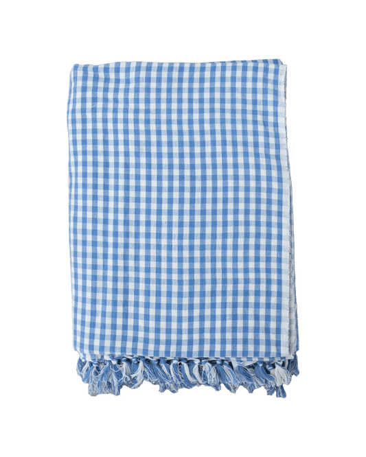 Chambray Gingham Tablecloth