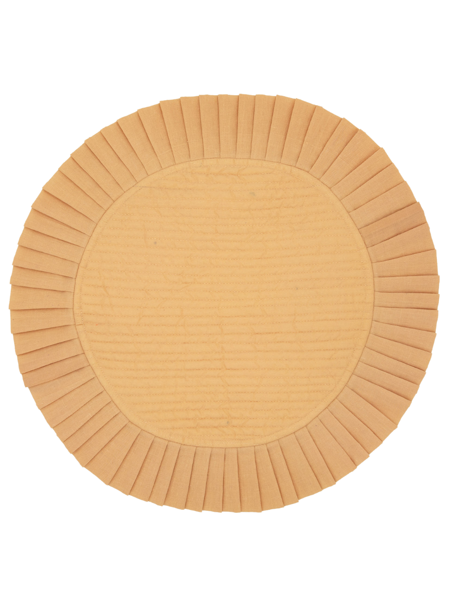 Tan Circle Placemat