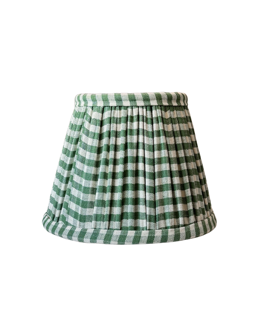 Olive Gingham Empire Shade