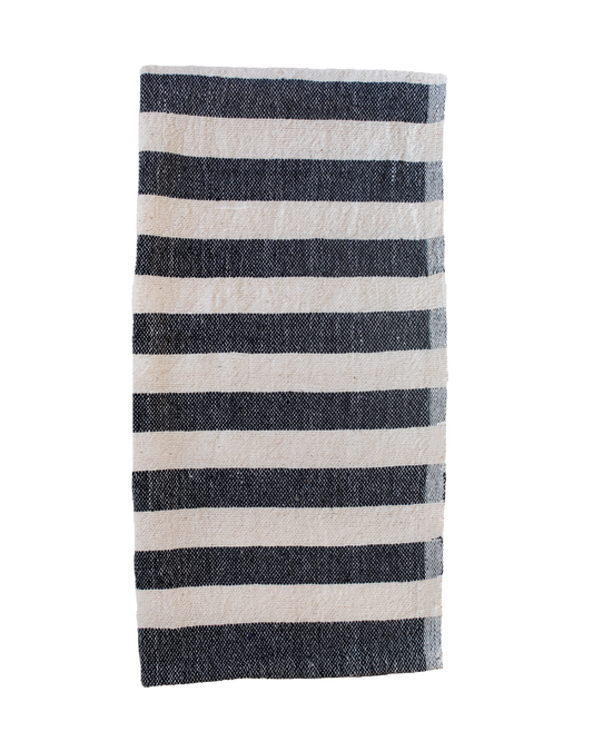 Black Stripe Hand Towel