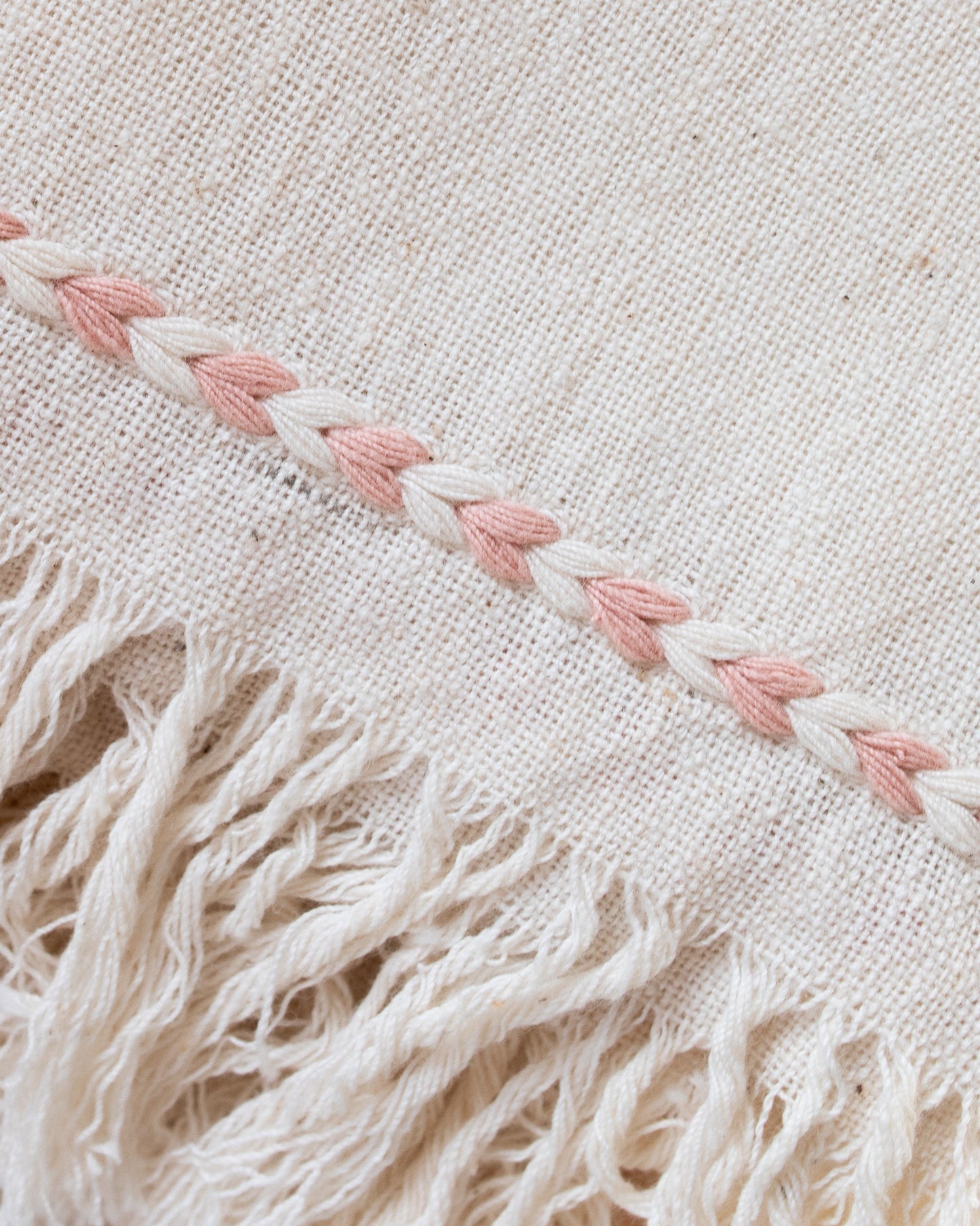 Blush Braid Detail Napkin | Set of 2