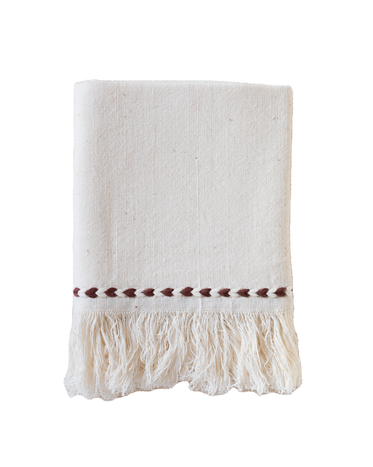 Chocolate Braid Detail Napkin | Set of 2