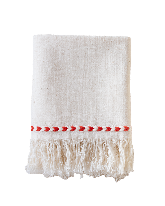 Red Braid Detail Napkin | Set of 2