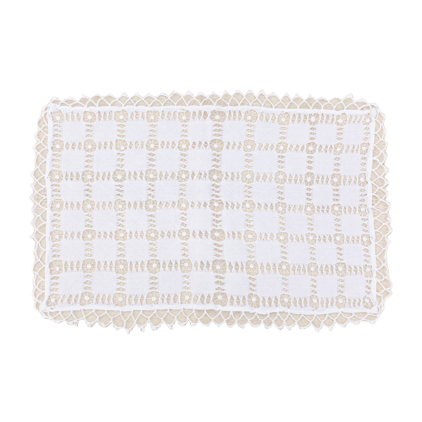 White Lace Placemat