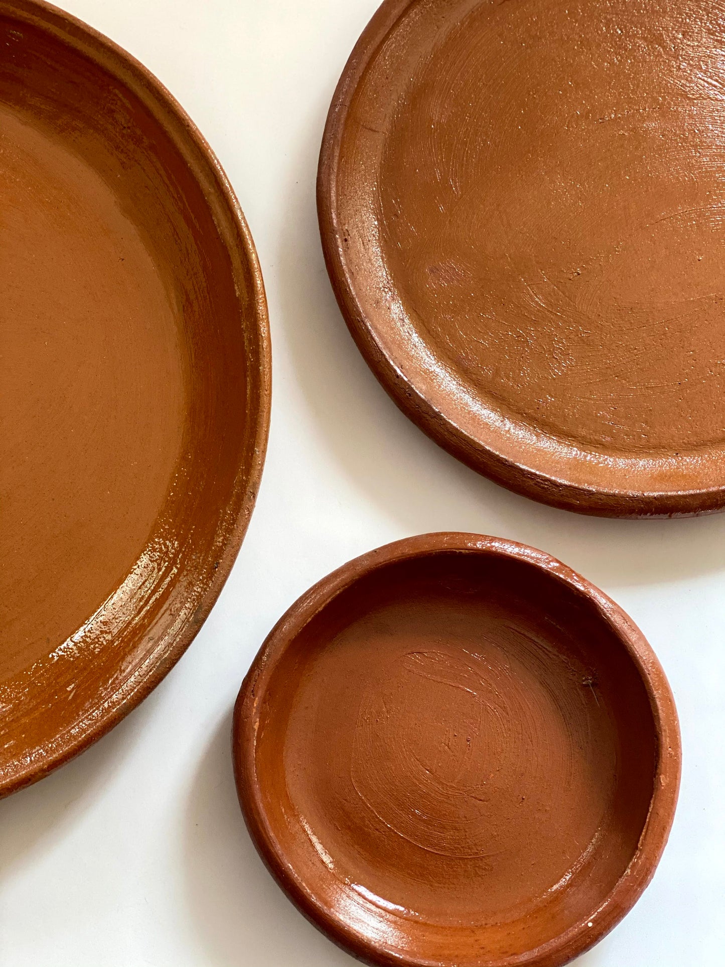 Small Red Clay Plate