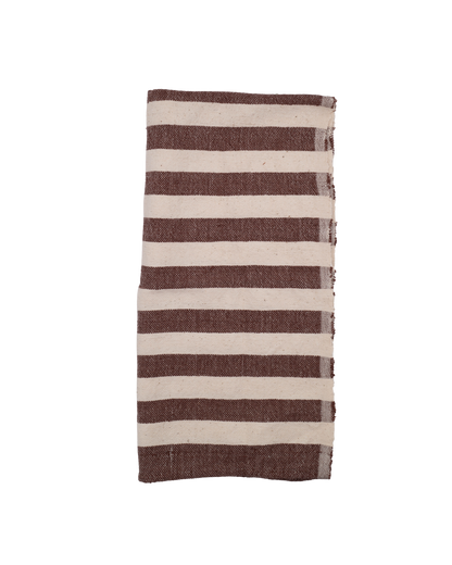 Chocolate Stripe Hand Towel