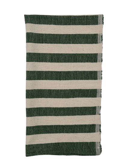 Olive Stripe Hand Towel