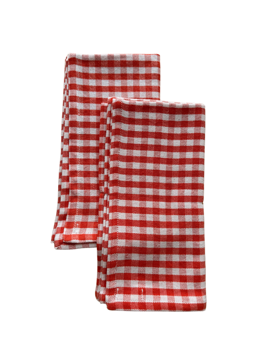 Red Gingham Napkin | Set of 2