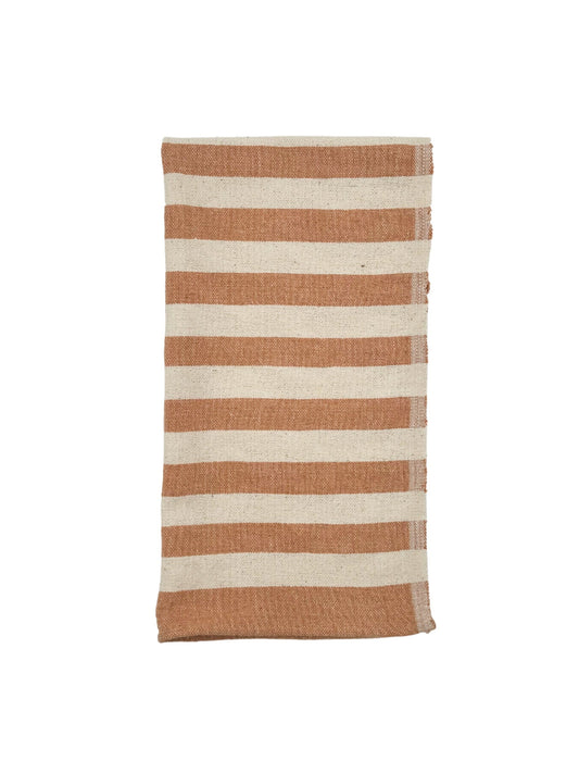 Tan Stripe Hand Towel