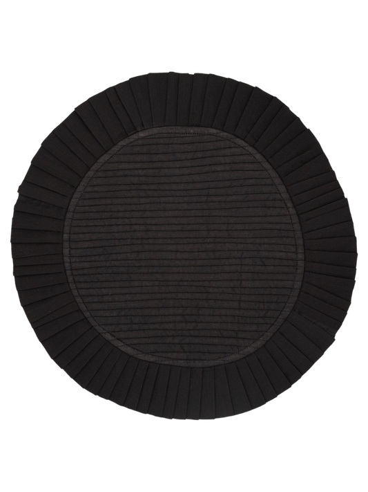 Black Circle Placemat