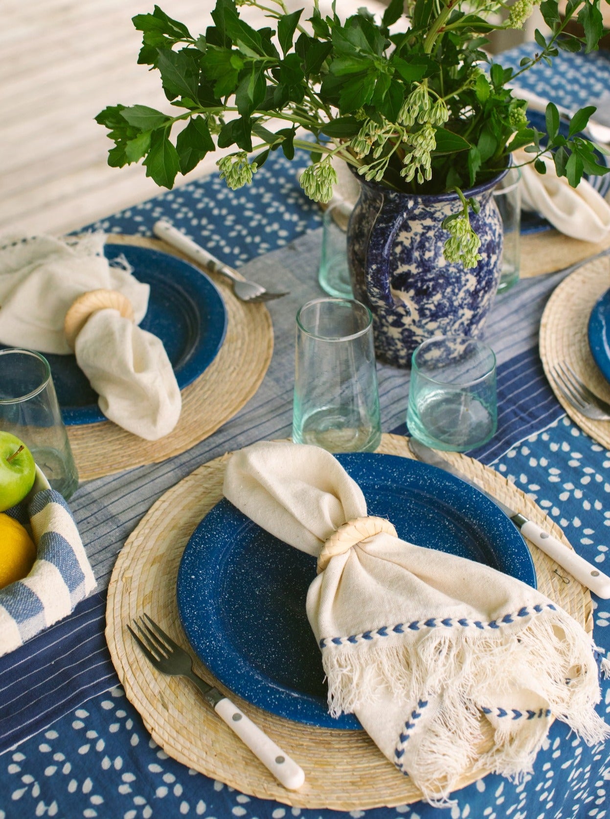 Chambray Braid Detail Napkin