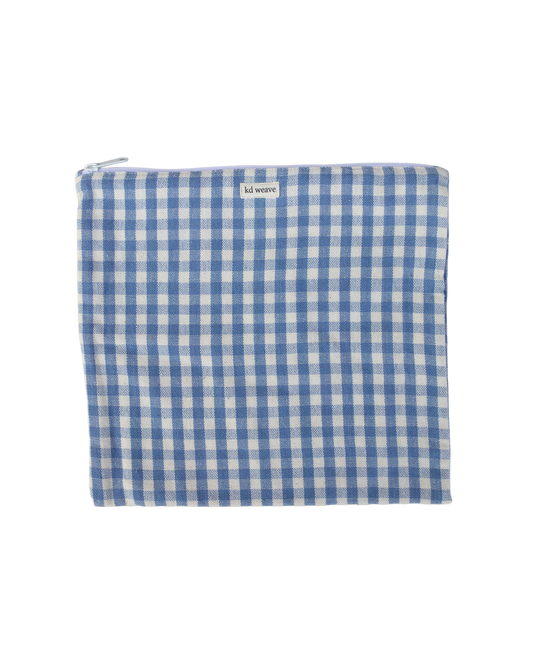 Chambray Gingham Pouch