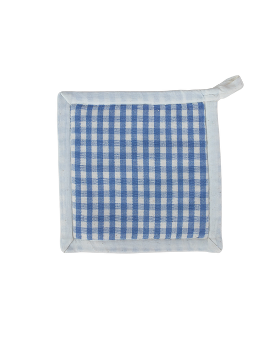 Chambray Gingham Pot Holder