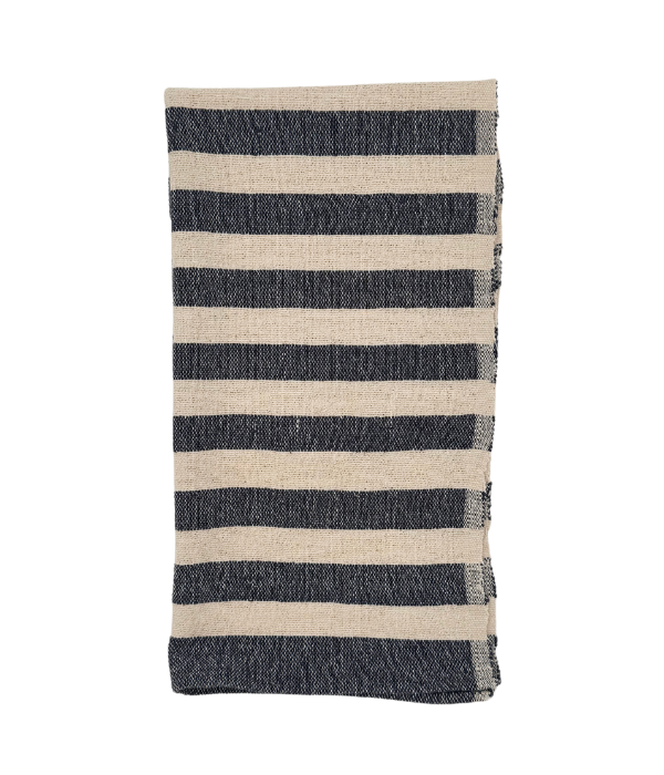 Indigo Stripe Hand Towel