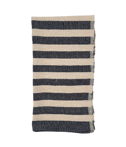 Indigo Stripe Hand Towel