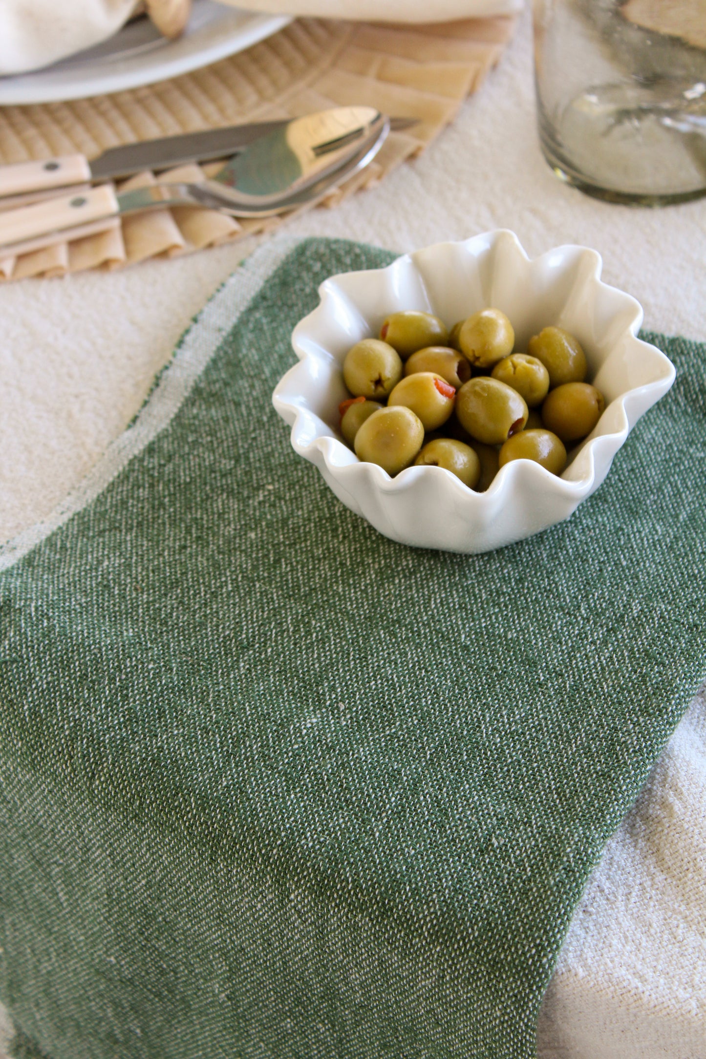 Olive Hand Towel