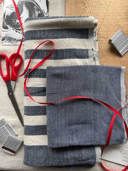 The Throw & Towel Set — Indigo