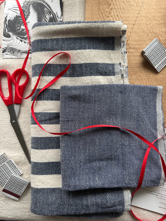The Throw & Towel Set — Indigo