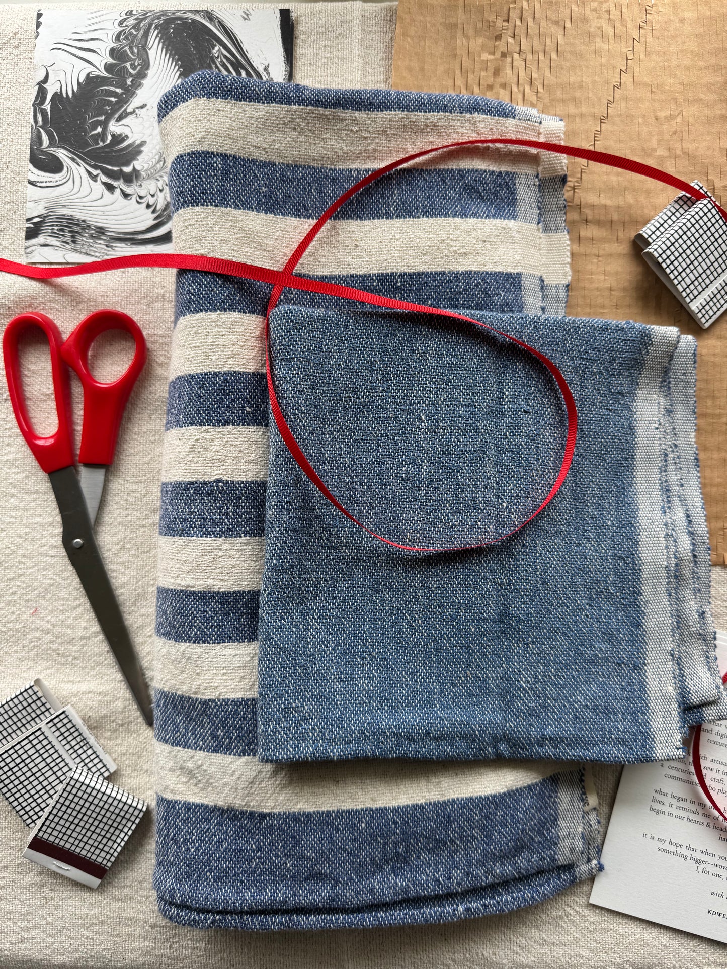 The Throw & Towel Set — Chambray