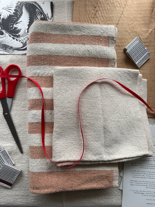 The Throw & Towel Set — Tan