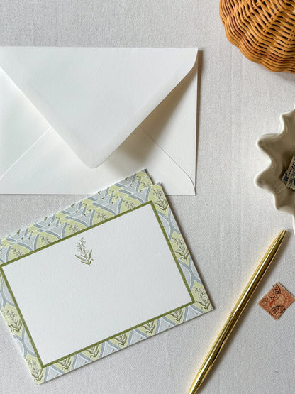 Lily of the Valley Stationery Set