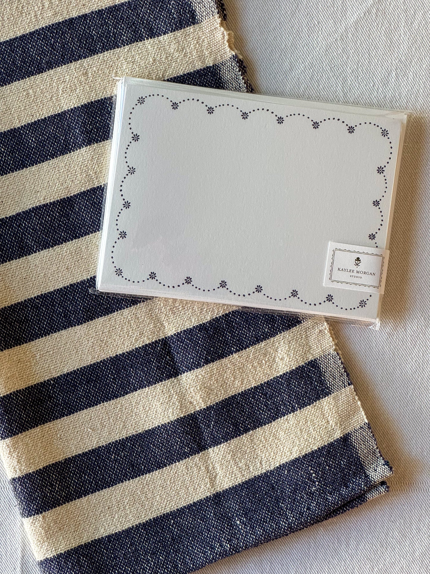 dottie gift set: indigo stripe