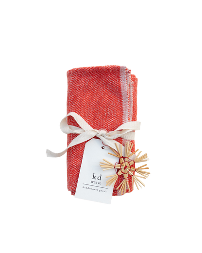 Red Hand Towel & Ornament Gift Set