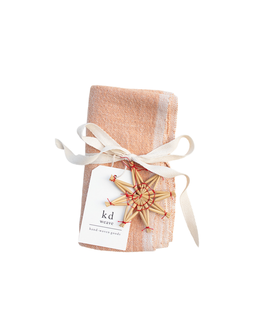 Tan Hand Towel & Ornament Gift Set