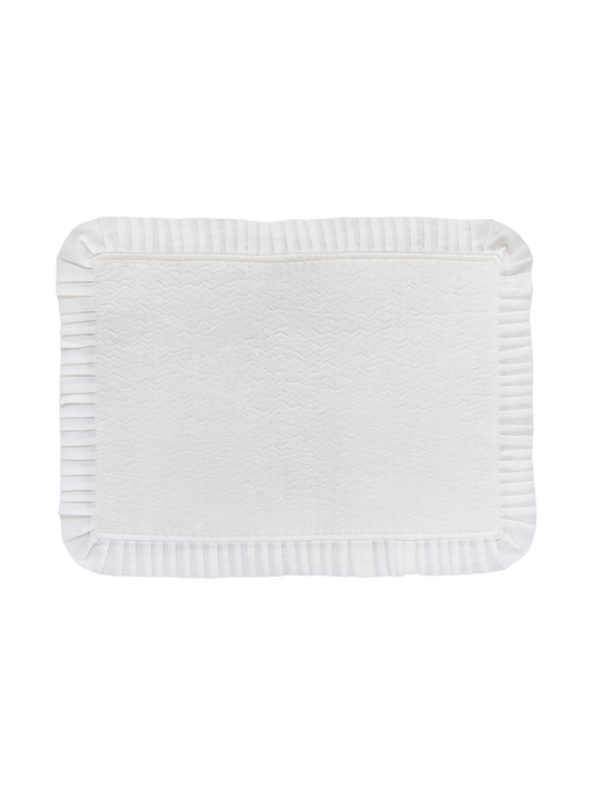 White Rectangle Placemat