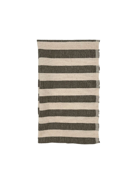 Gray Stripe Hand Towel