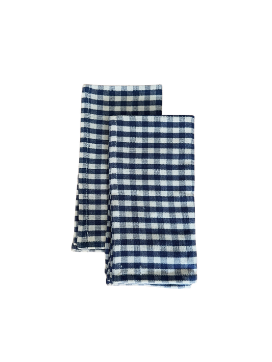 Indigo Gingham Napkin | Set of 2