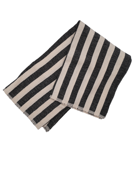 Black Stripe Towel