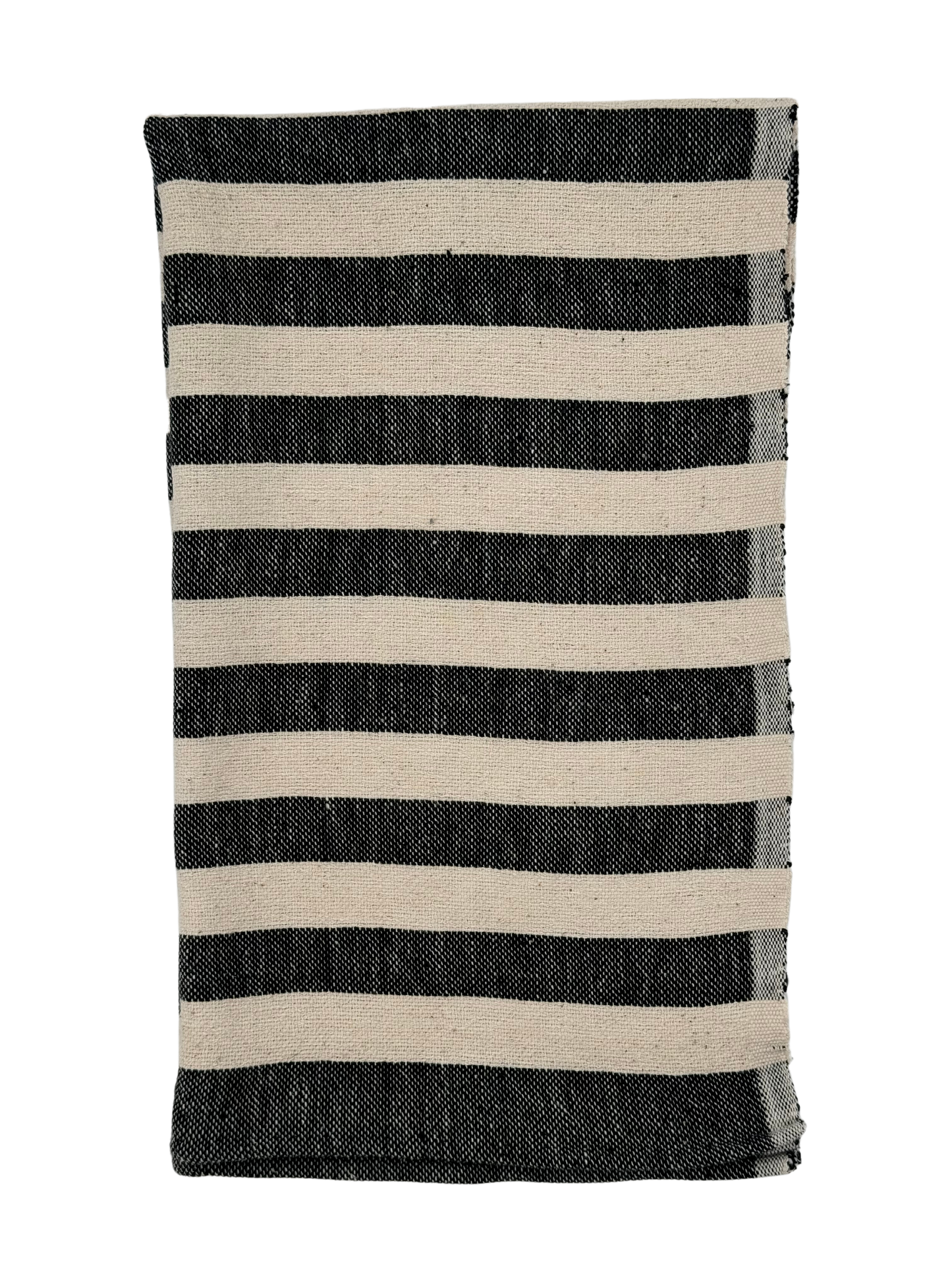 Black Stripe Hand Towel