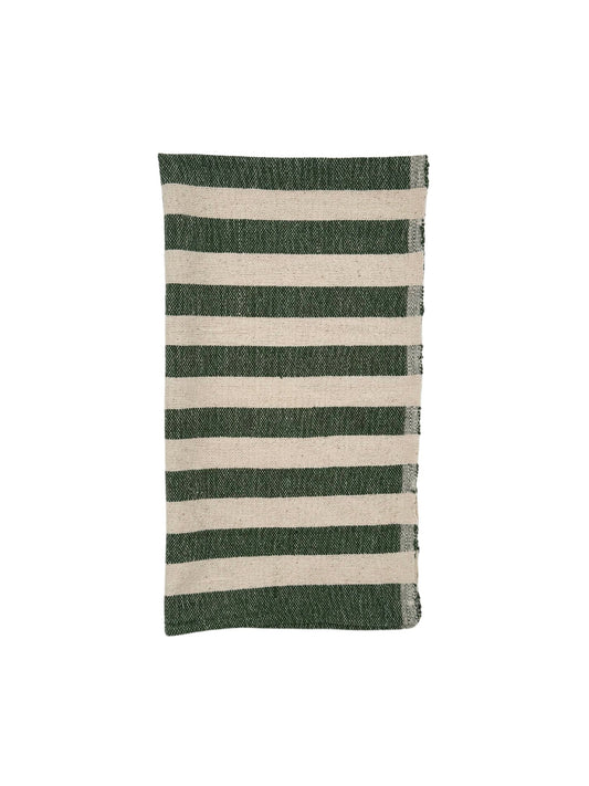 Olive Stripe Hand Towel