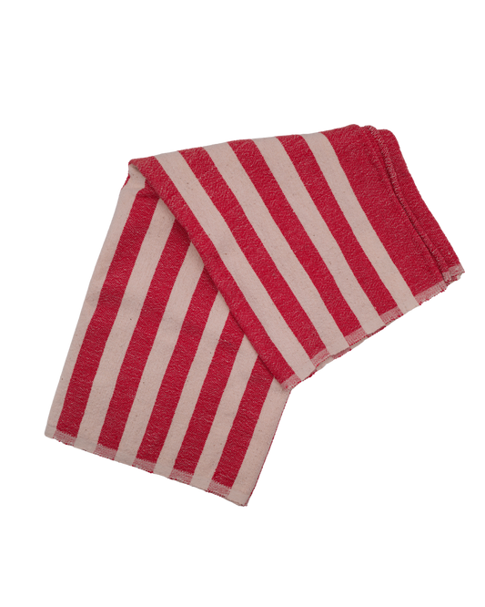 Red Stripe Towel