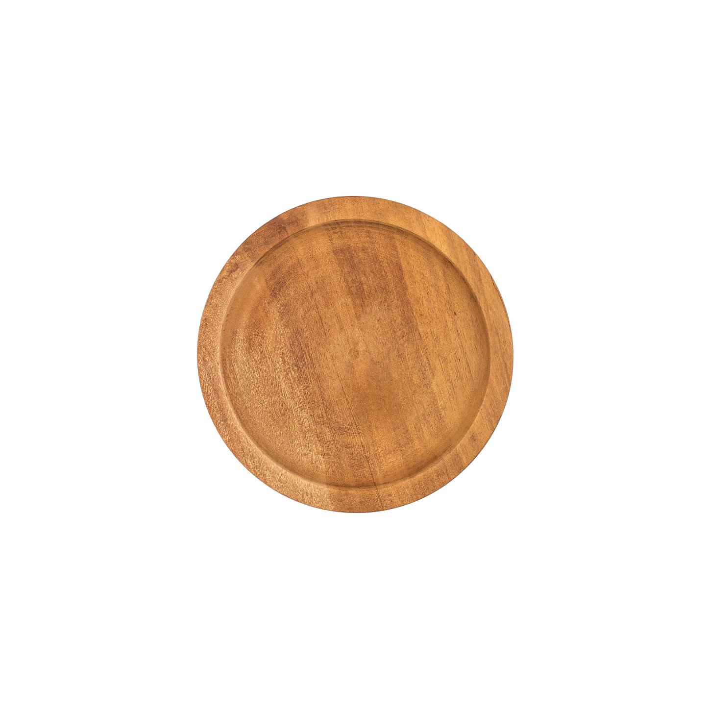 Wooden Medium Salad Plate