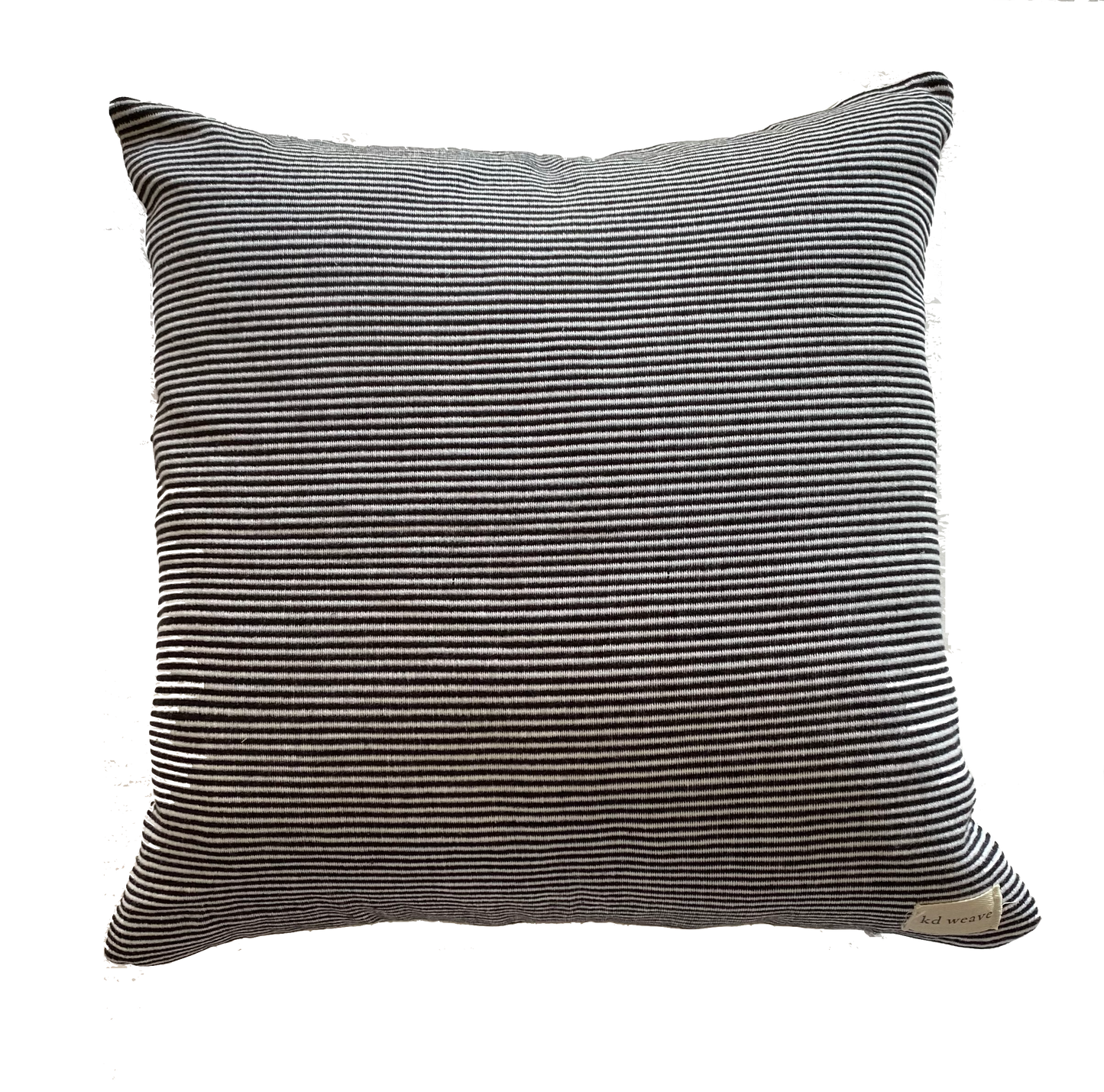 Black & White Stripe Decorative Pillow