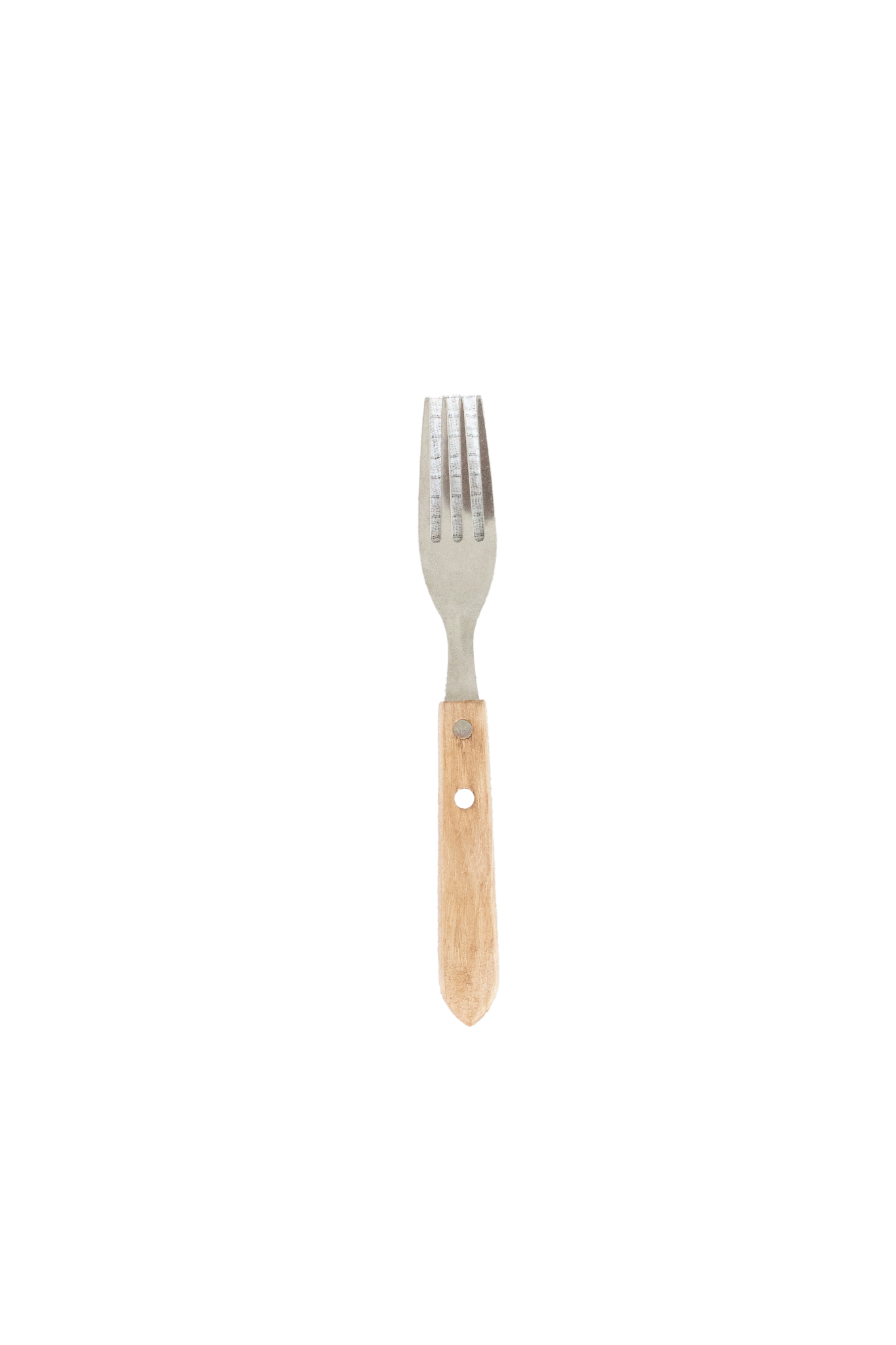 Fork With Wooden Base
